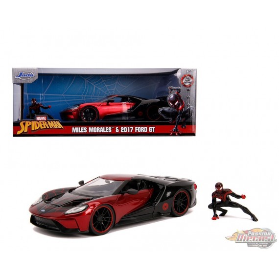 124 2017 FORD GT W/MILES MORALES FIGURE