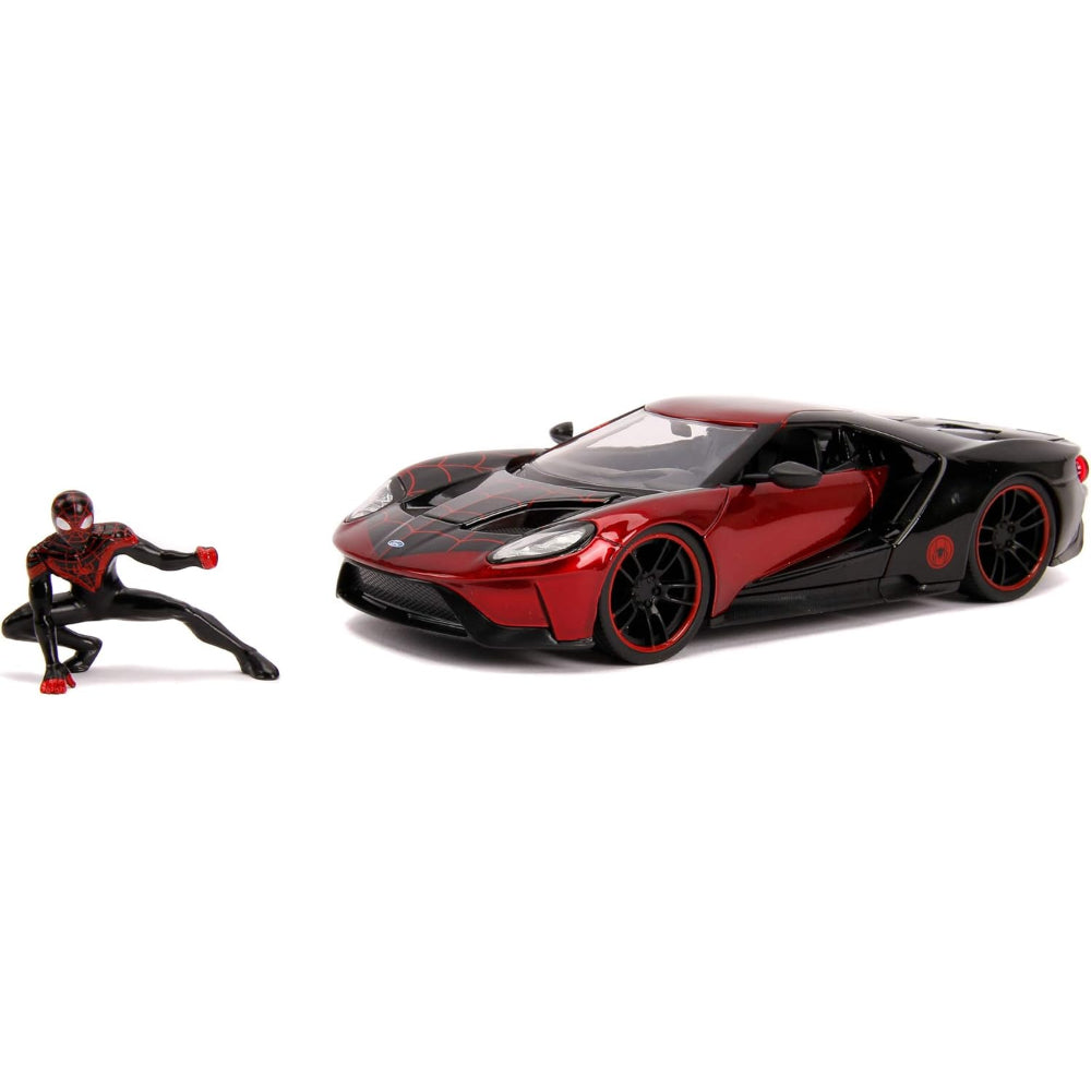 124 2017 FORD GT W/MILES MORALES FIGURE