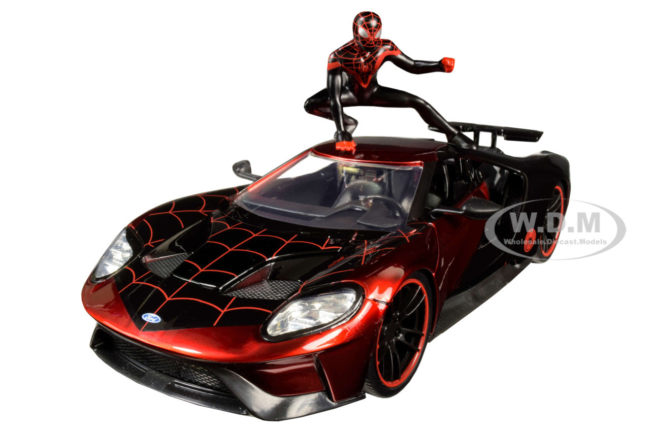 124 2017 FORD GT W/MILES MORALES FIGURE