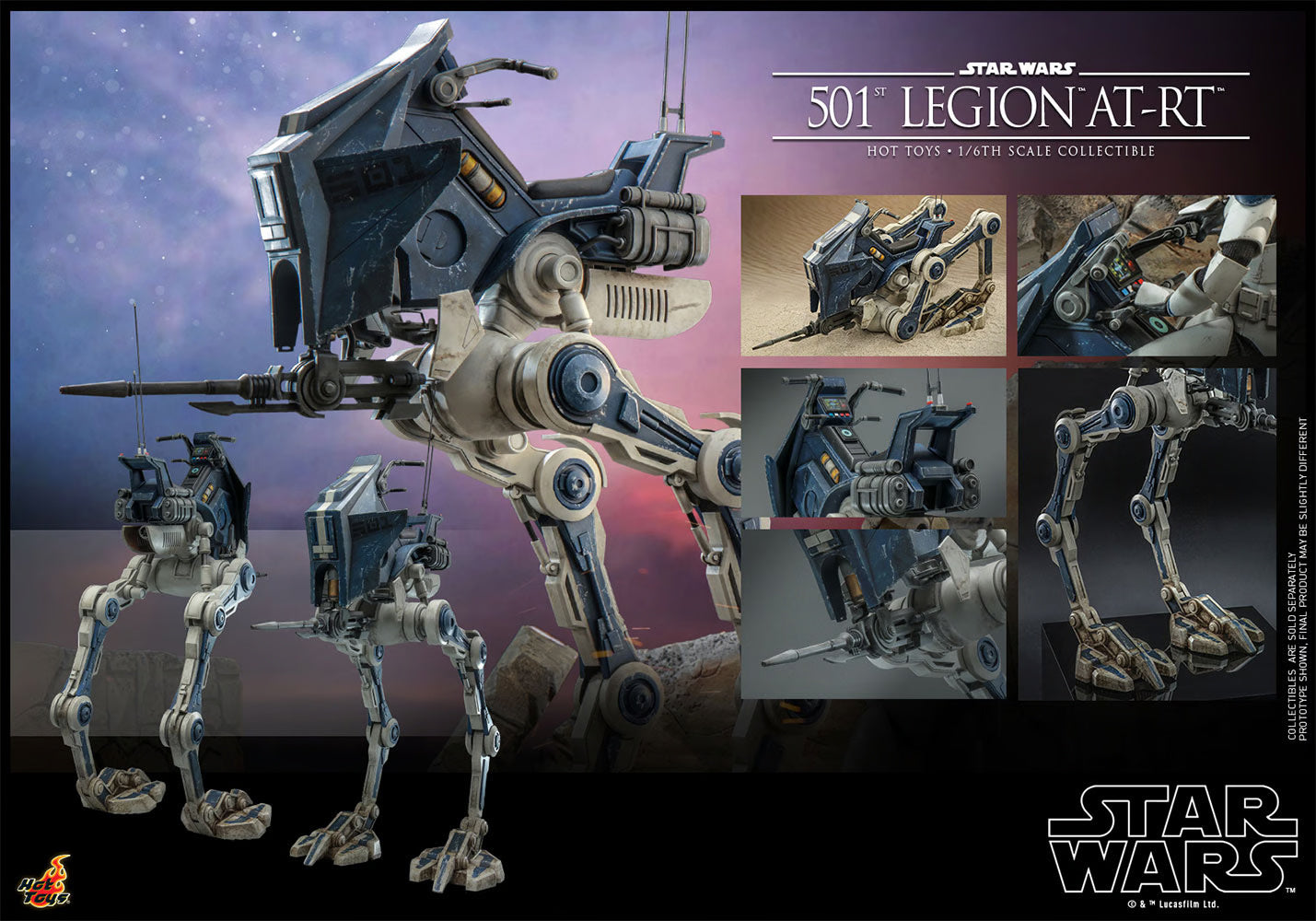 501st Legion AT-RT 16 Scale (Hot Toys)
