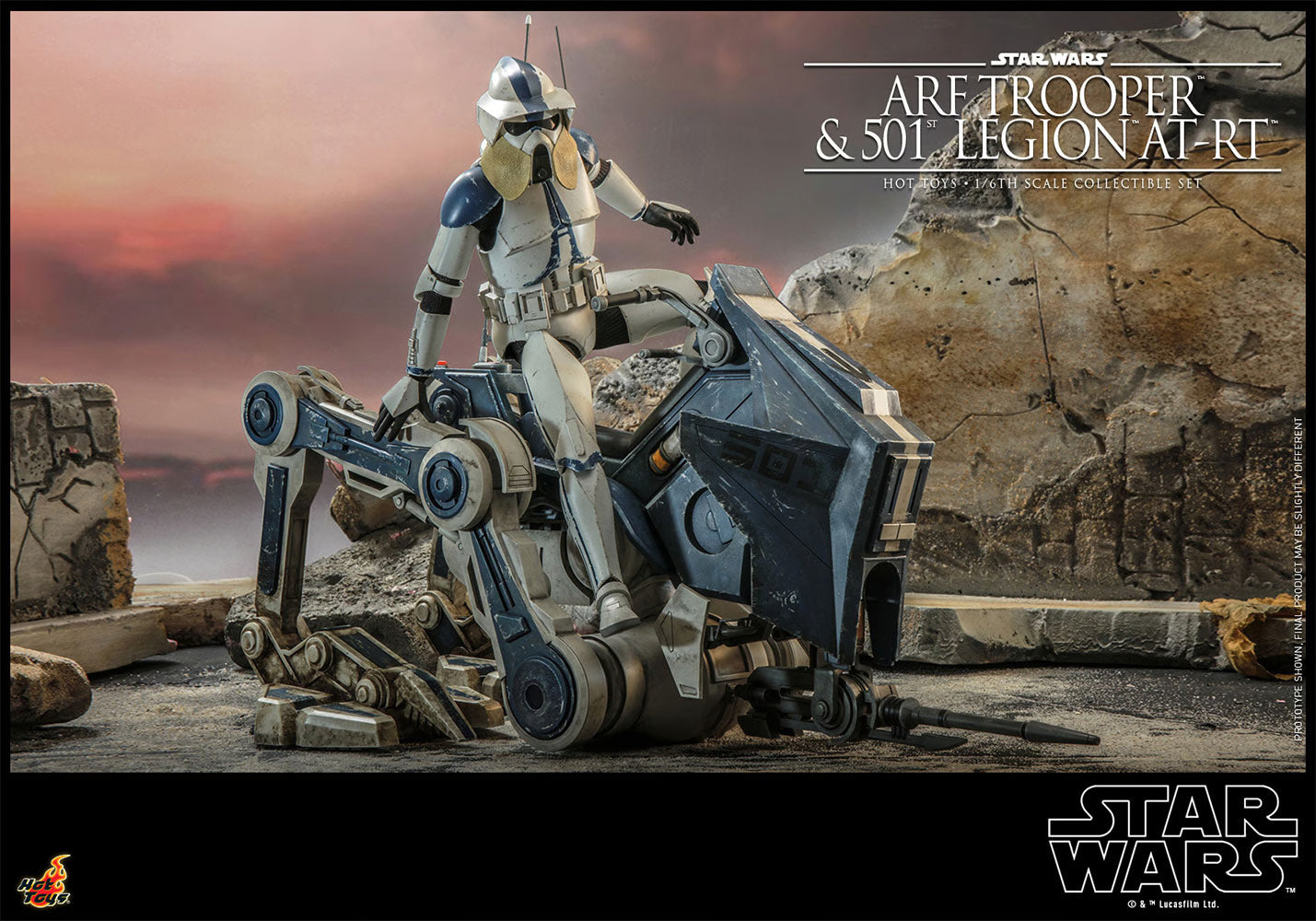 ARF Trooper and AT-RT Set (Hot Toys)