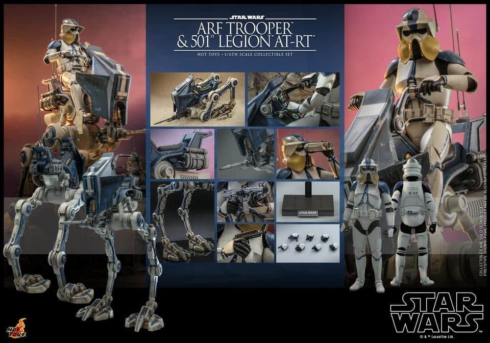 ARF Trooper and AT-RT Set (Hot Toys)