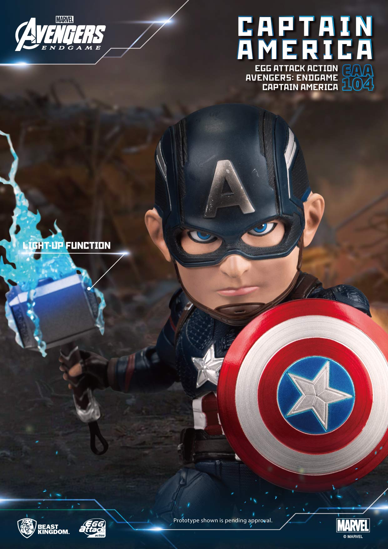 AVENGERS ENDGAME CAPTAIN AMERICA EAA 104