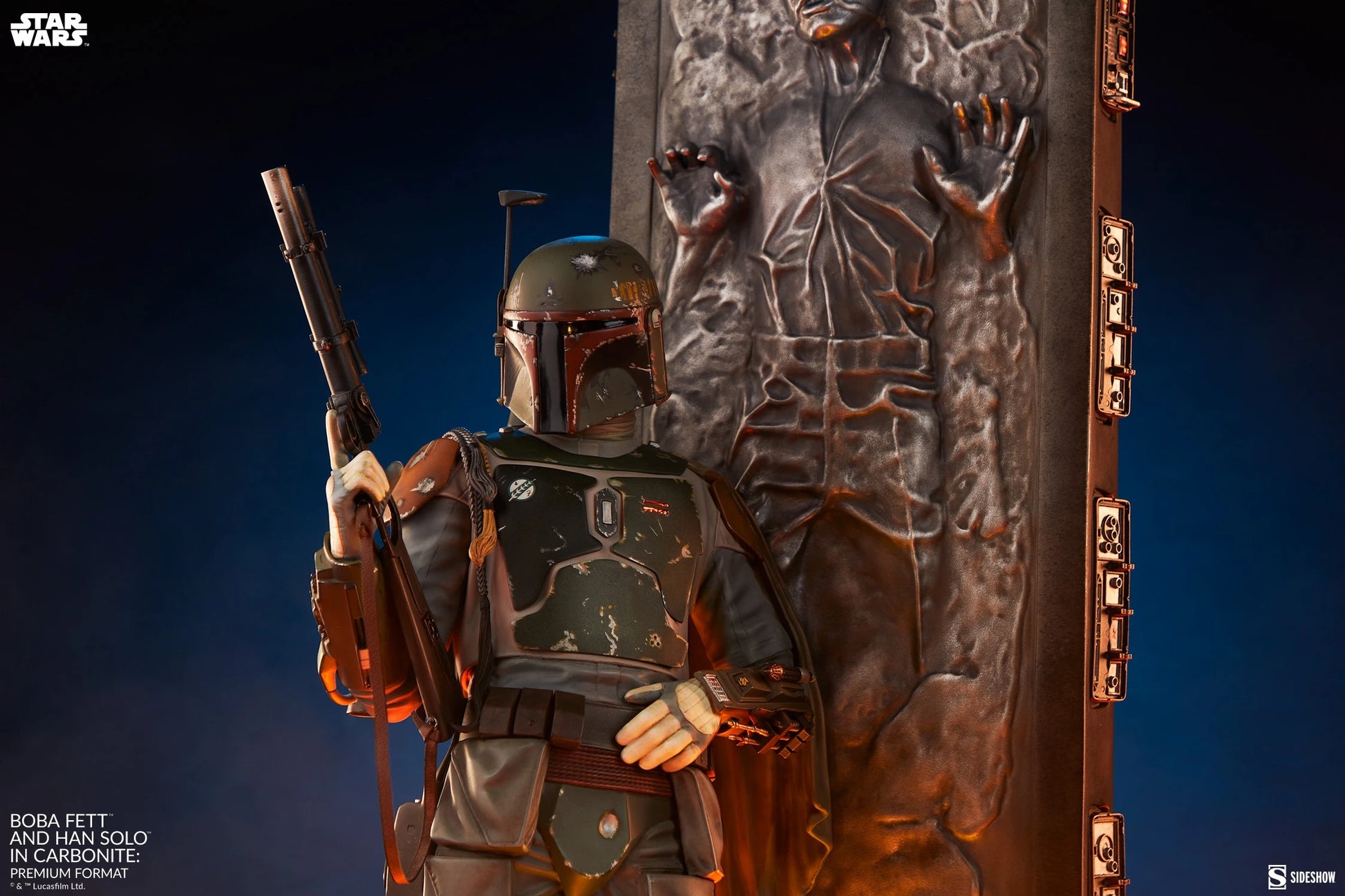 BOBA FETT AND HAN SOLO IN CARBONITE