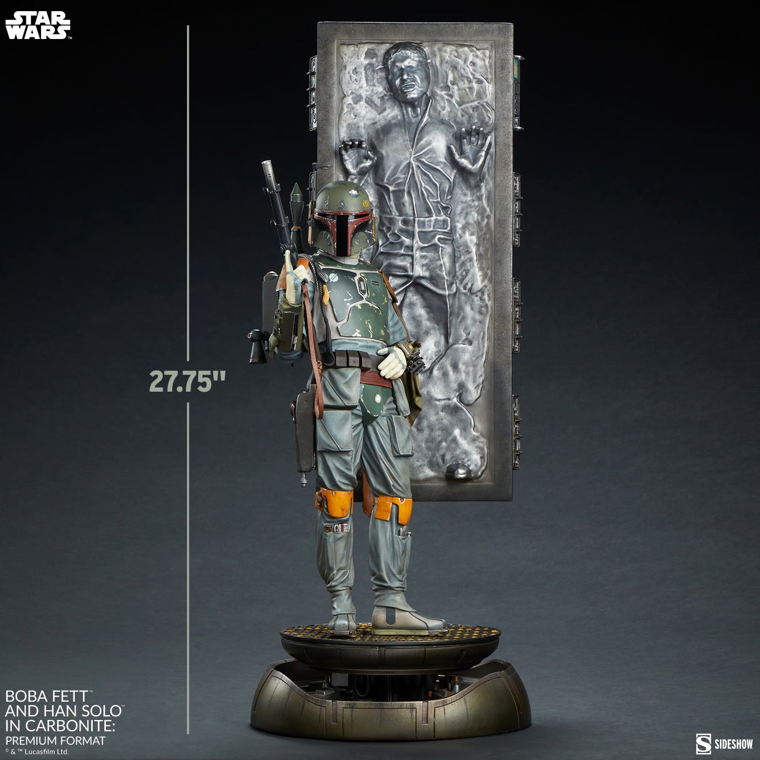 BOBA FETT AND HAN SOLO IN CARBONITE