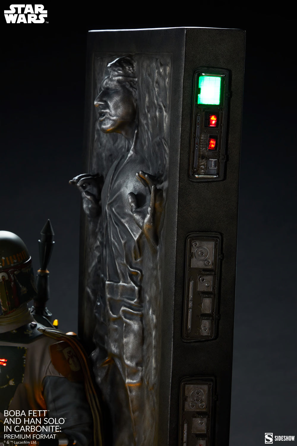 BOBA FETT AND HAN SOLO IN CARBONITE
