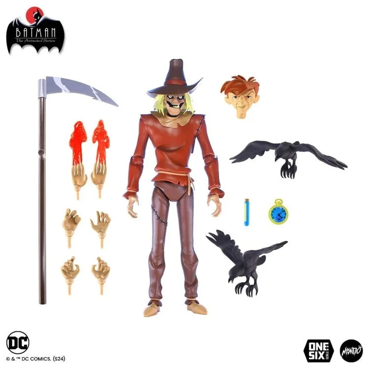 Batman The Animated Series Scarecrow 16 Scale Action Figure