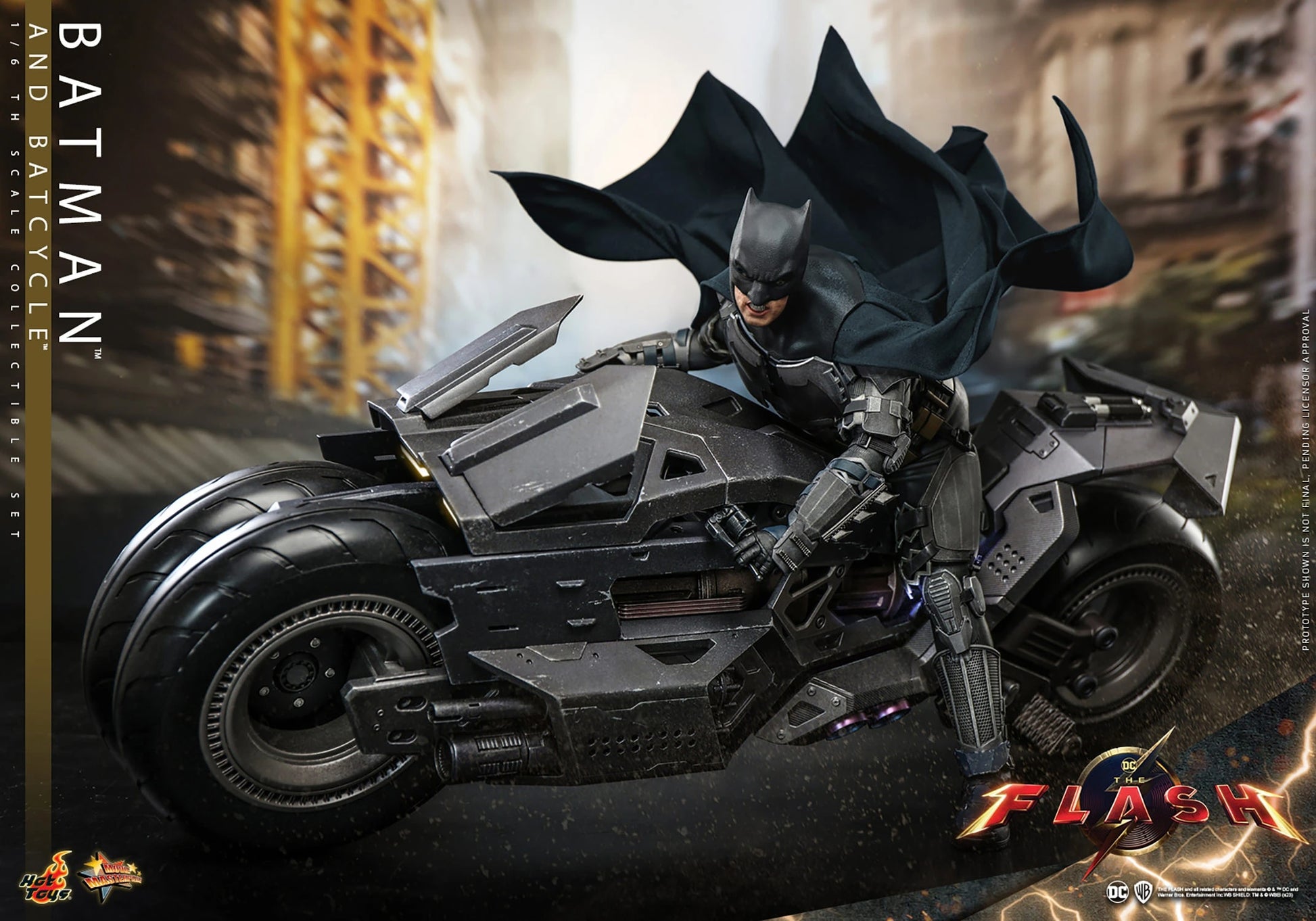 Batman and Batcycle - Sixth Scale Figure Set by Hot Toys
