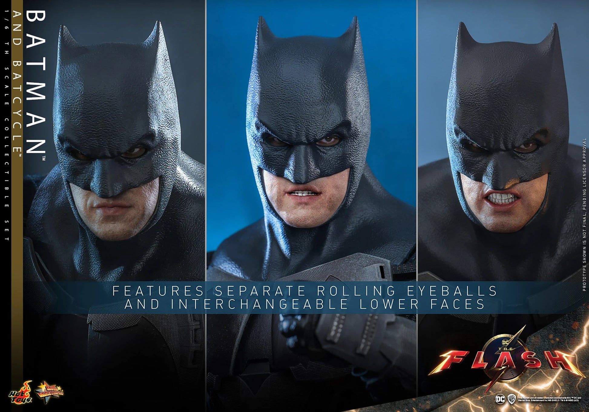 Batman and Batcycle - Sixth Scale Figure Set by Hot Toys