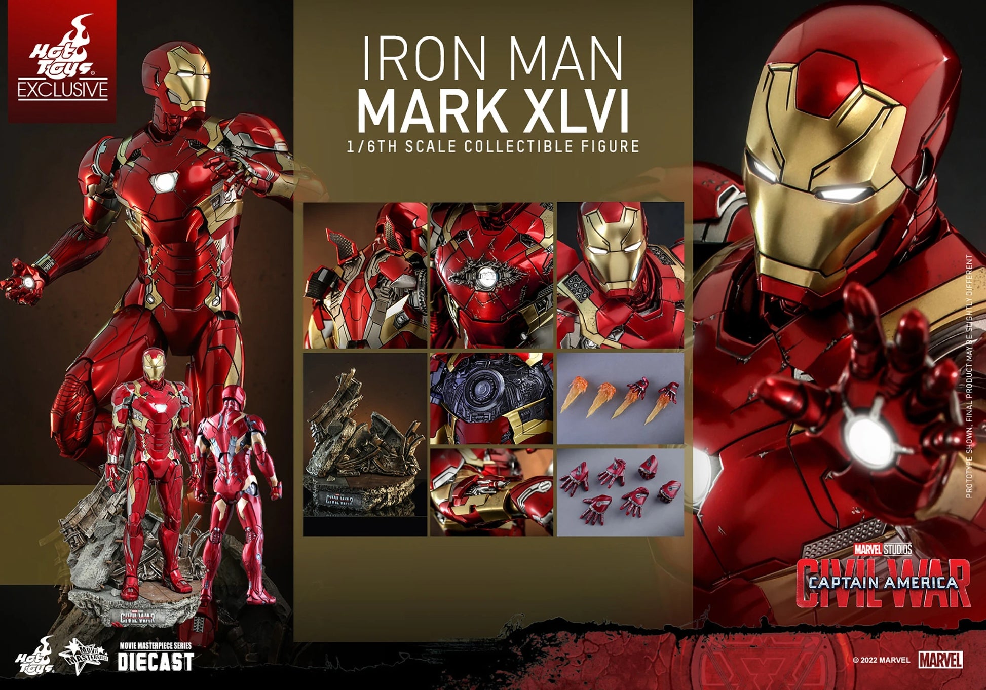 CAPTAIN AMERICA CIVIL WAR IRON MAN MARK XLVI