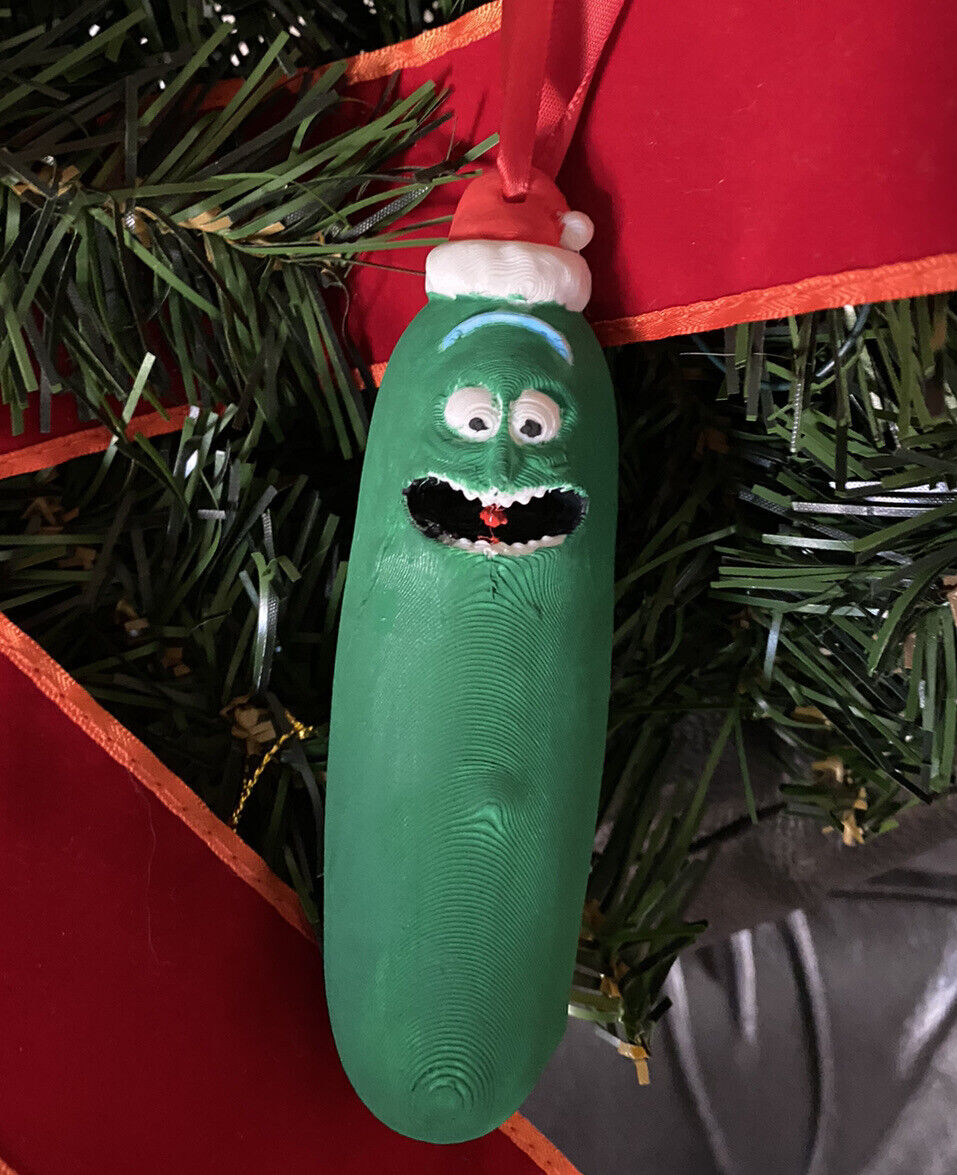 CHRISTMAS ORNAMENT PICKLE RICK! RICK AND