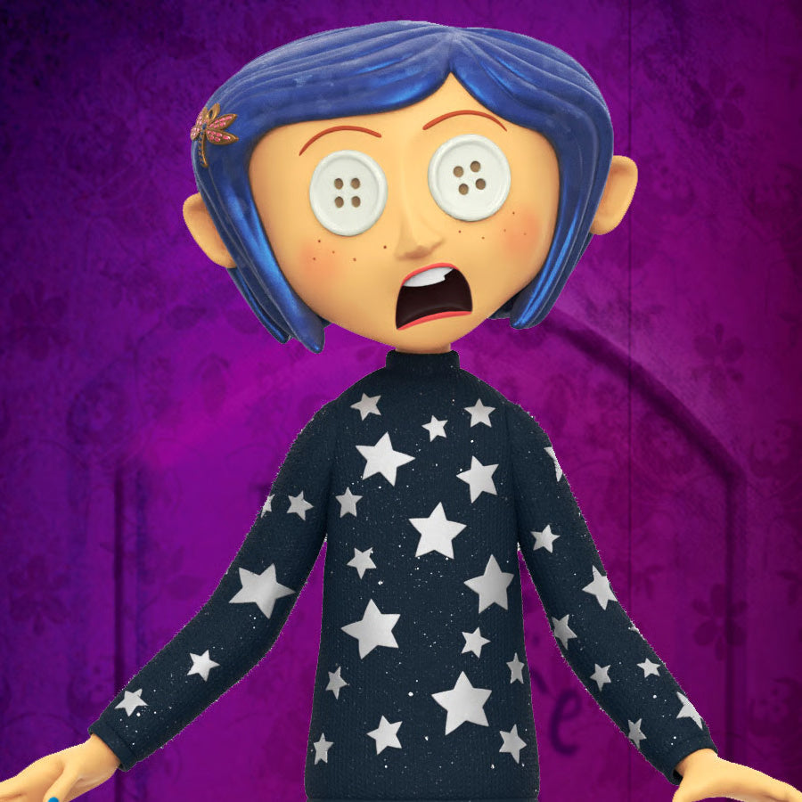 CORALINE (BUTTON EYES) VINYL COLLECTIBLE BY SUPER 7