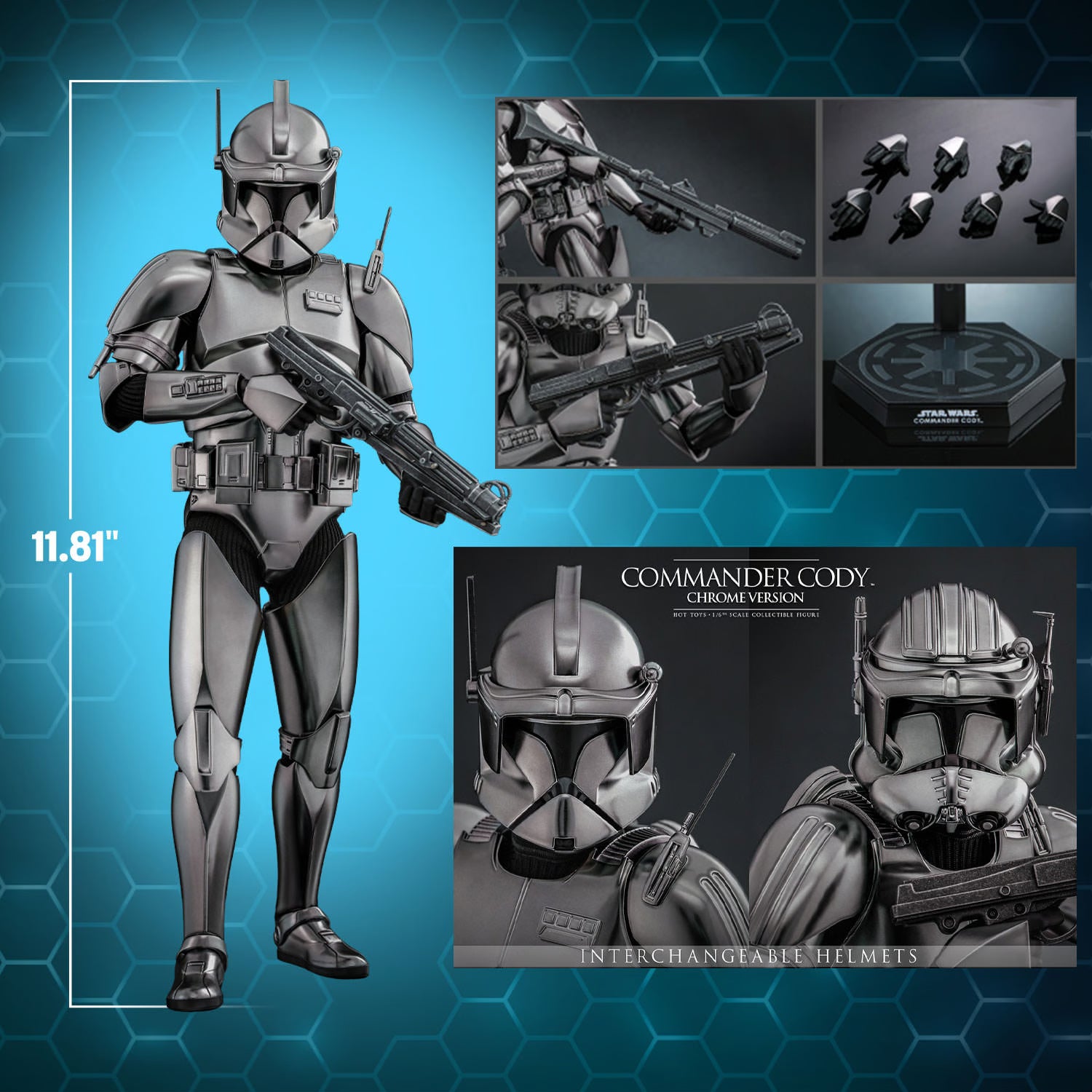 Commander Cody (Chrome) 16 (HOTTOYS)