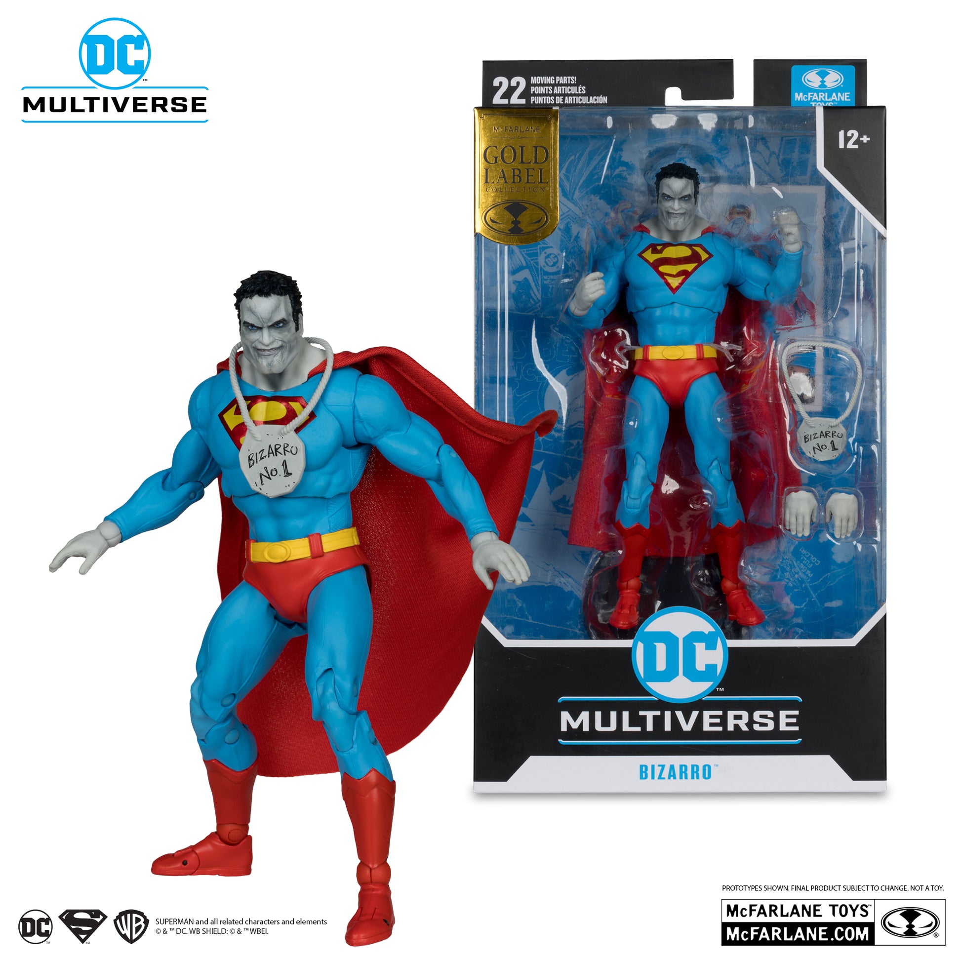 DC MULTIVERSE SUPERMAN BIZARRO