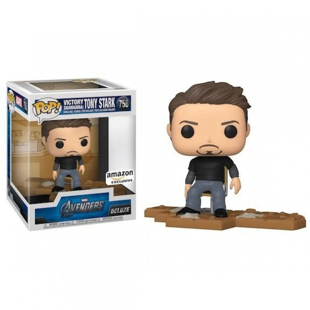 DELUXE MARVEL VICTORY SHAWARMA TONY STARK 756 EXCLUSIVE