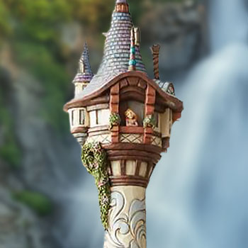 FIGURINE MASTERPIECE RAPUNZEL TOWER