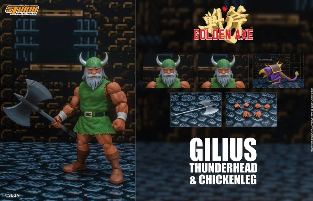 GOLDEN AXE GILIUS THUNDERHEAD AND CHICKEN LEG 1 12 SCALE