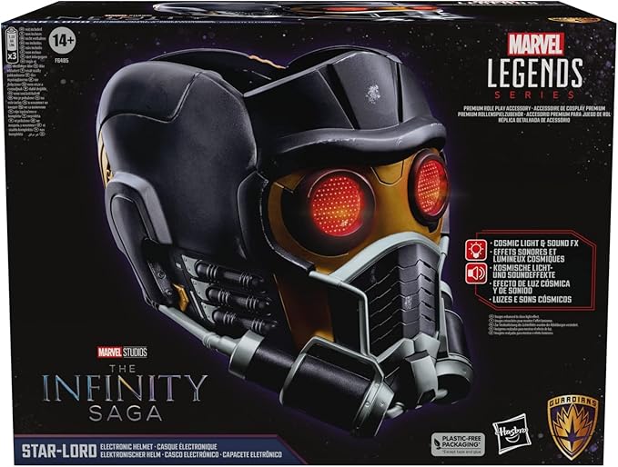 GUARDIANS OF THE GALAXY MARVEL LEGENDS STAR LORD HELMET
