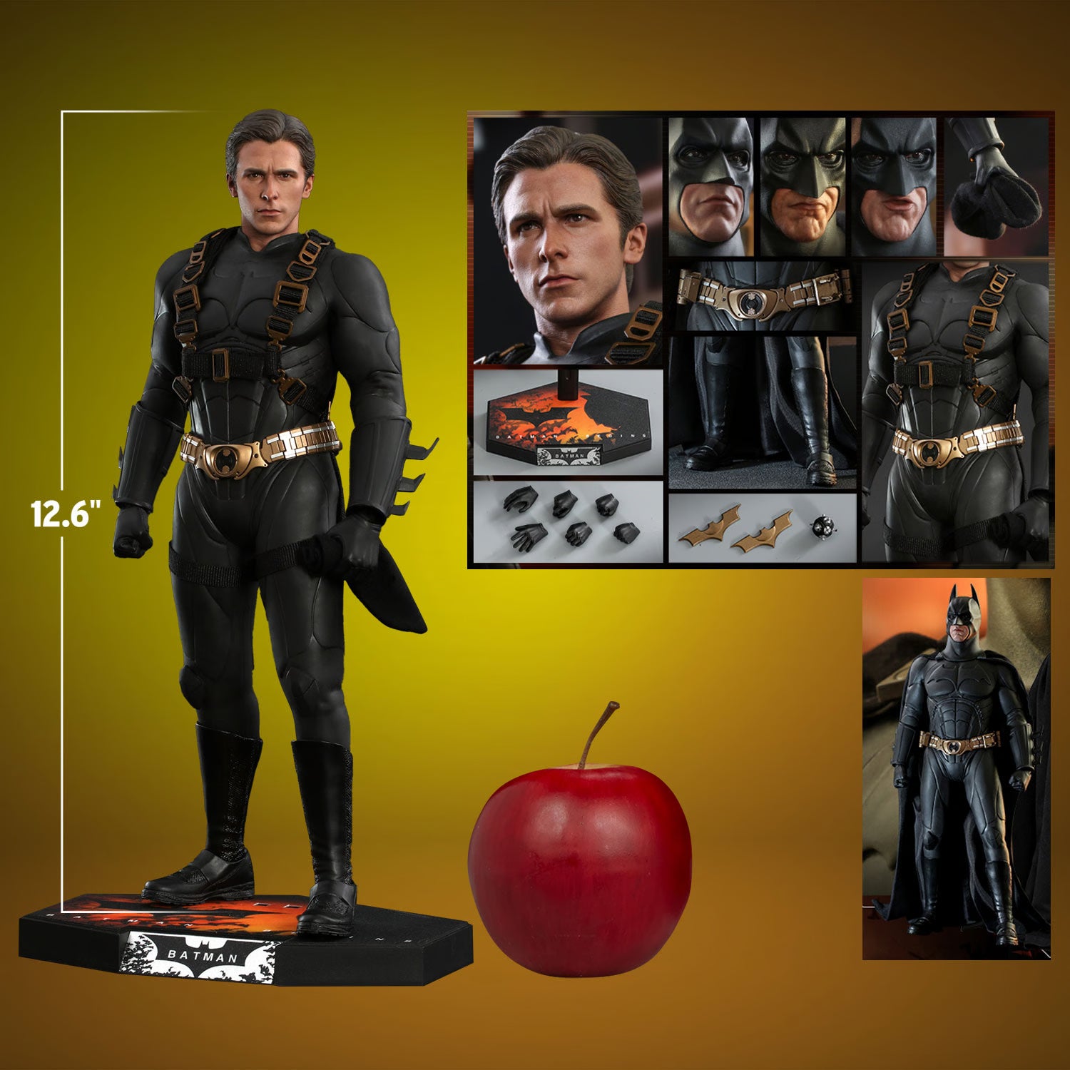 HOTTOYS BATMAN CHRISTIAN BALE 1/6