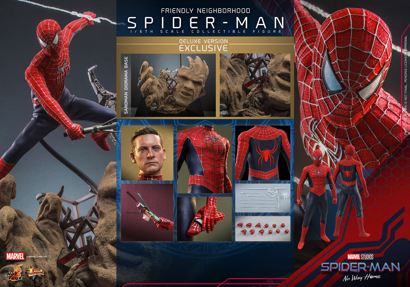 HOTTOYS FRIENDLY NEIGHBORHOOD SPIDER-MAN (DELUXE VERSION)