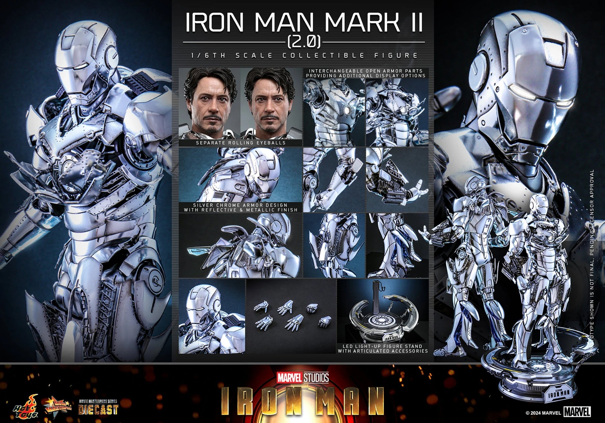 HOTTOYS IRON MAN MARK II (2.0)