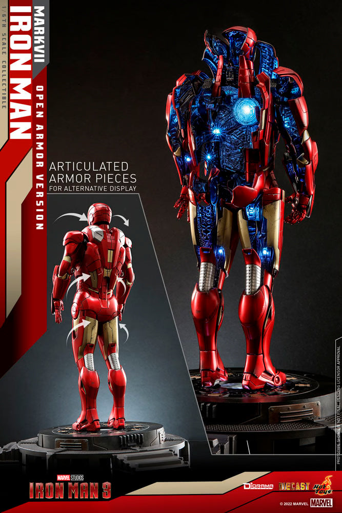 HOTTOYS IRON MAN MARK VII (OPEN ARMOR VERSION) 1/6