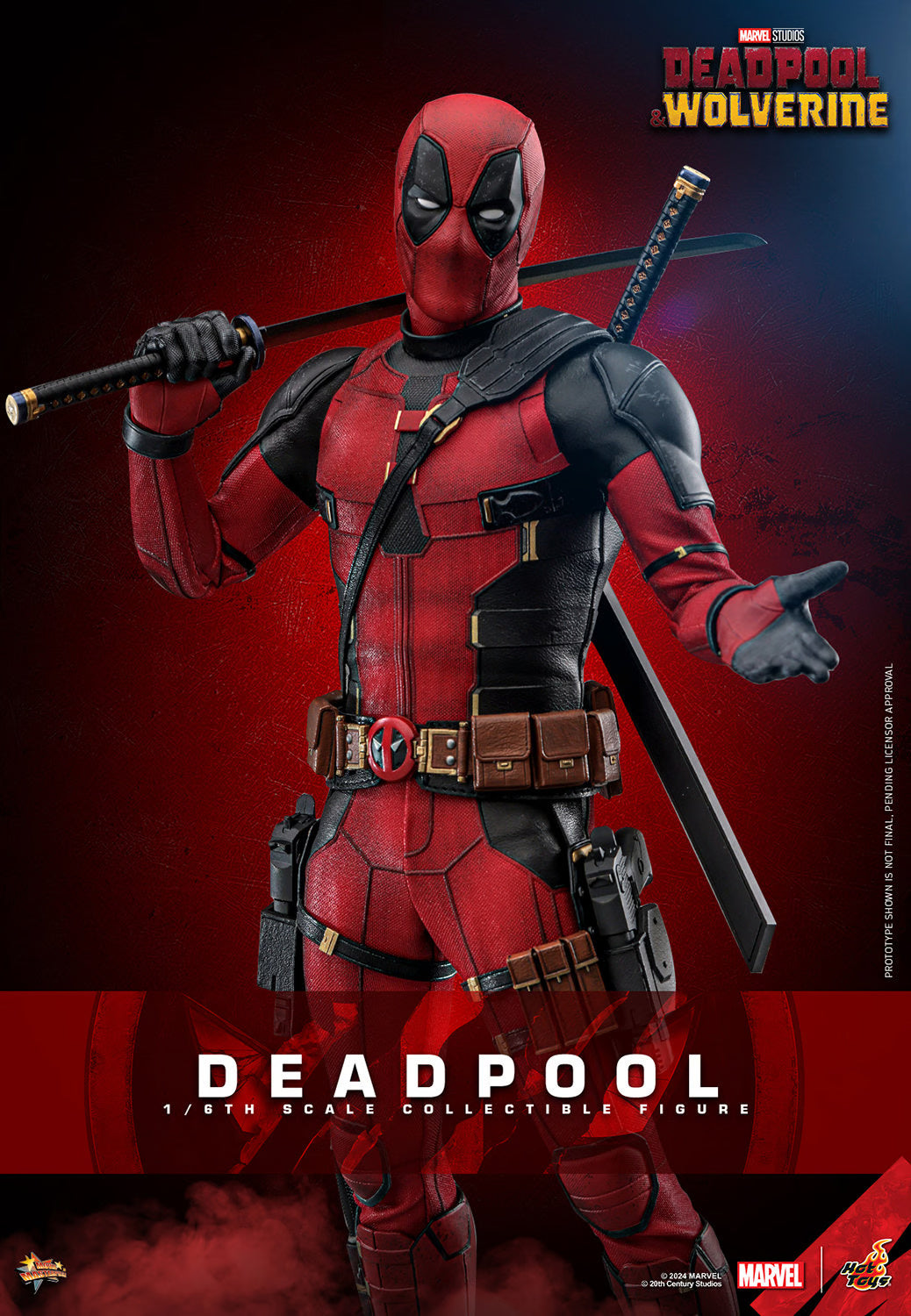 HOTTOYS MARVEL DEADPOOL 1/6