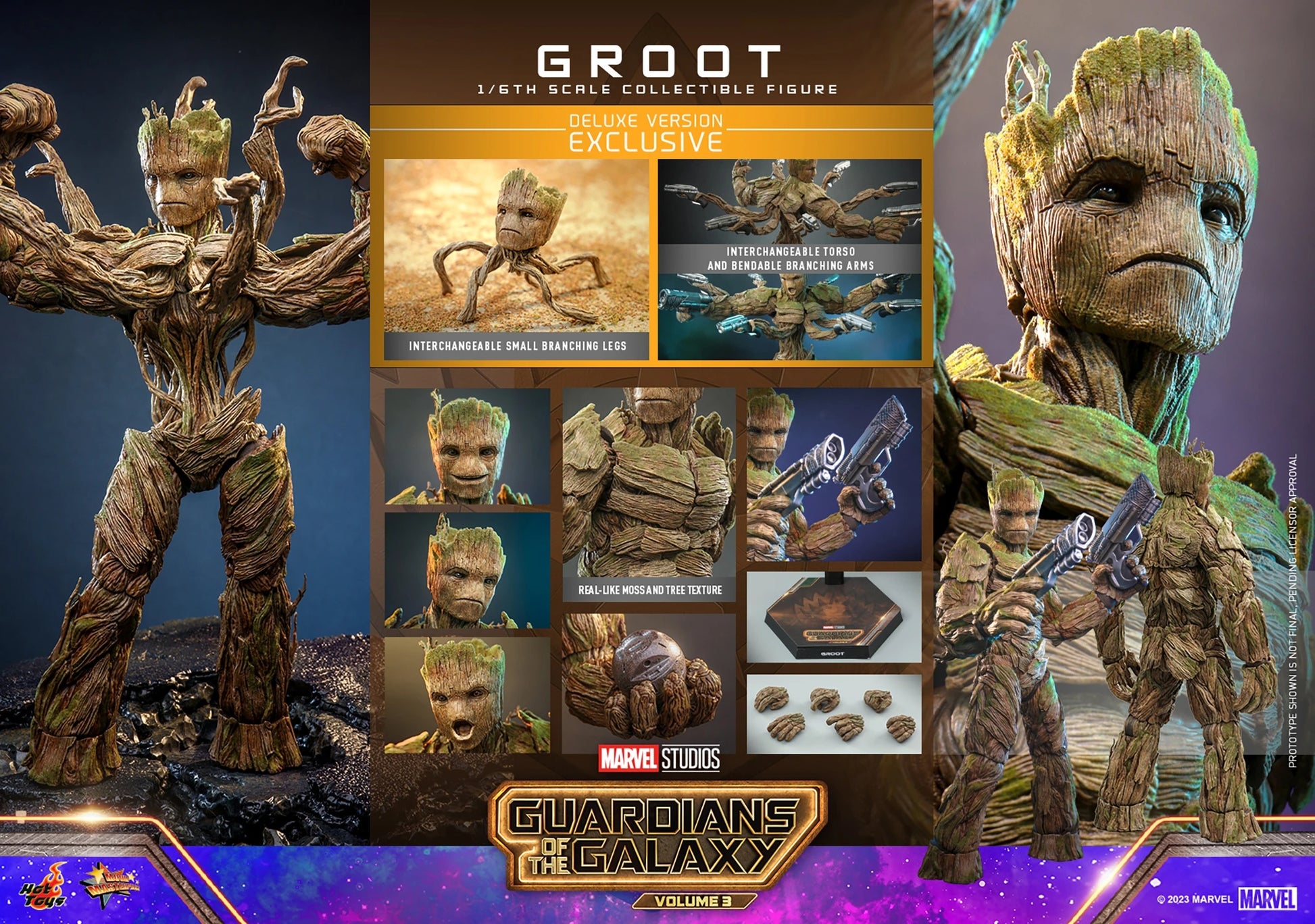 HOTTOYS MARVEL GROOT VOL.3 (DELUXE VERSION) 1/6