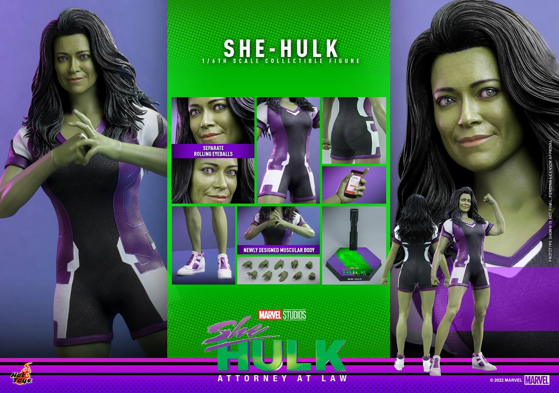 HOTTOYS MARVEL SHE-HULK 1/6