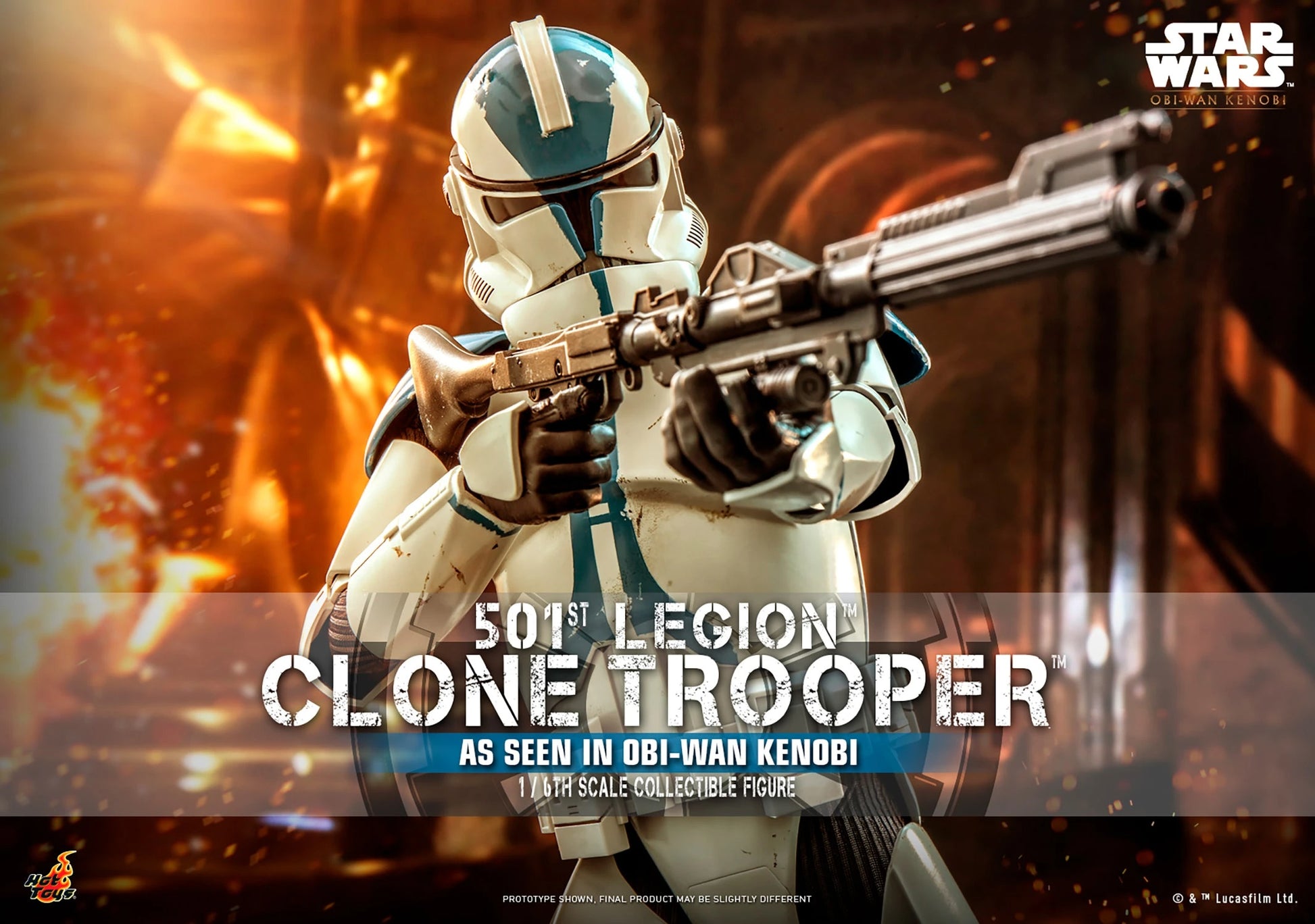 HOTTOYS SW 501ST LEGION CLONE TROOPER 1/6