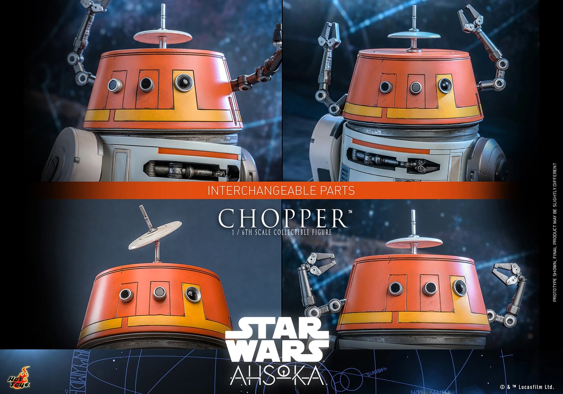 HOTTOYS SW CHOPPER 1/6