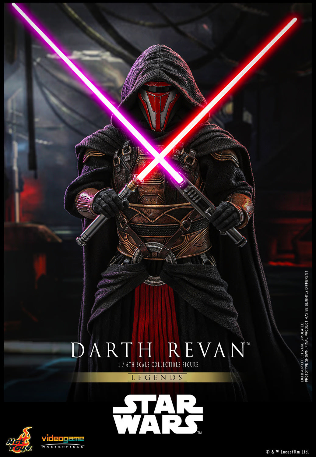 HOTTOYS SW DARTH REVAN EXCLUSIVE 1/6