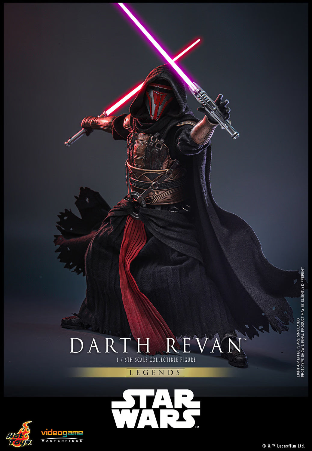HOTTOYS SW DARTH REVAN EXCLUSIVE 1/6
