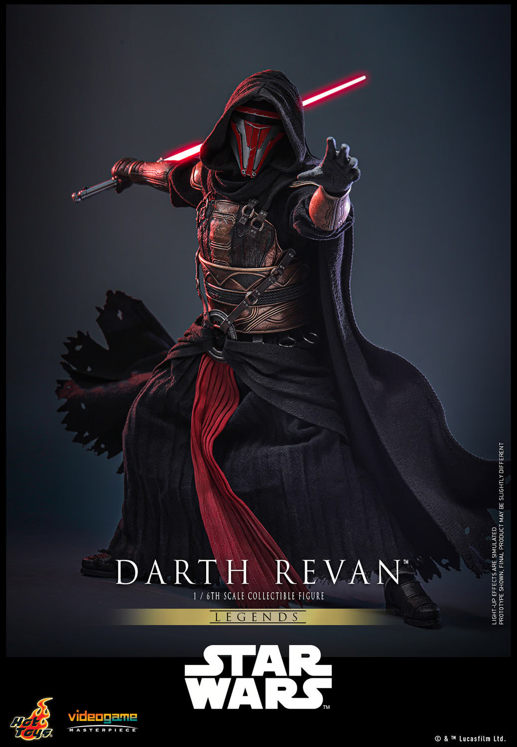 HOTTOYS SW DARTH REVAN EXCLUSIVE 1/6