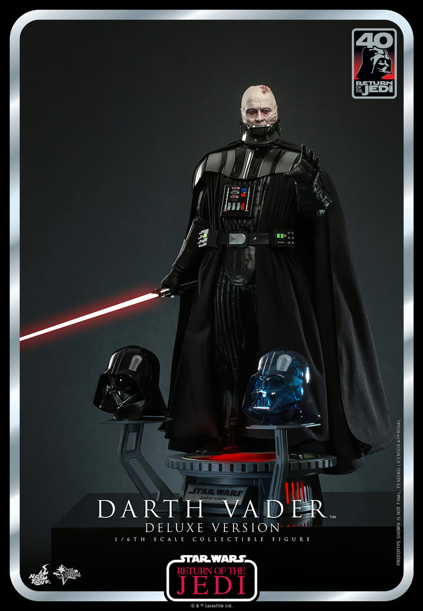 HOTTOYS SW DARTH VADER 40TH ANNIV DELUXE EDIT