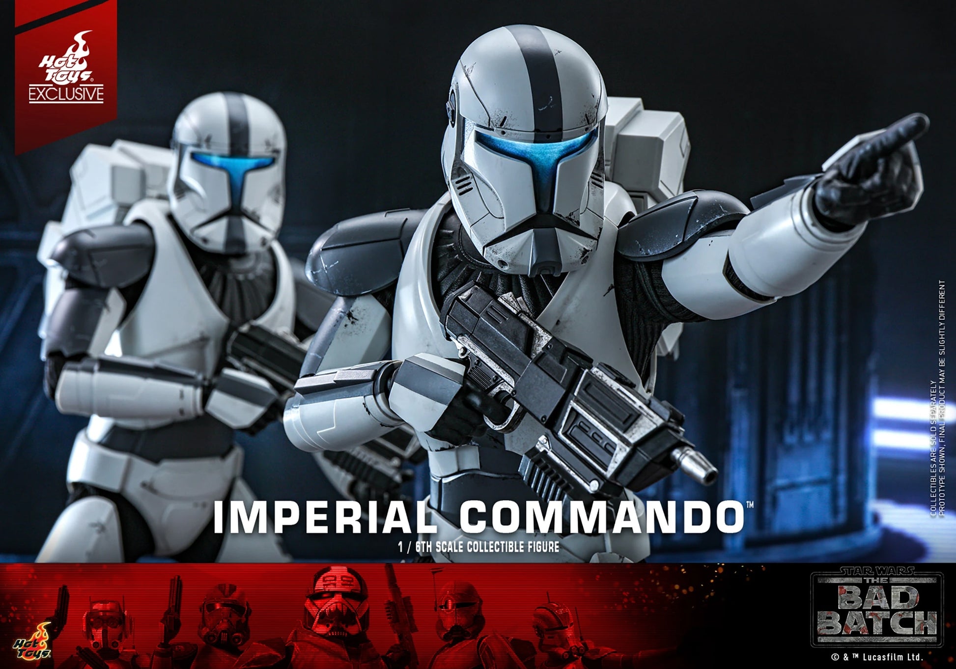 HOTTOYS SW IMPERIAL COMMANDO EXC 1/6