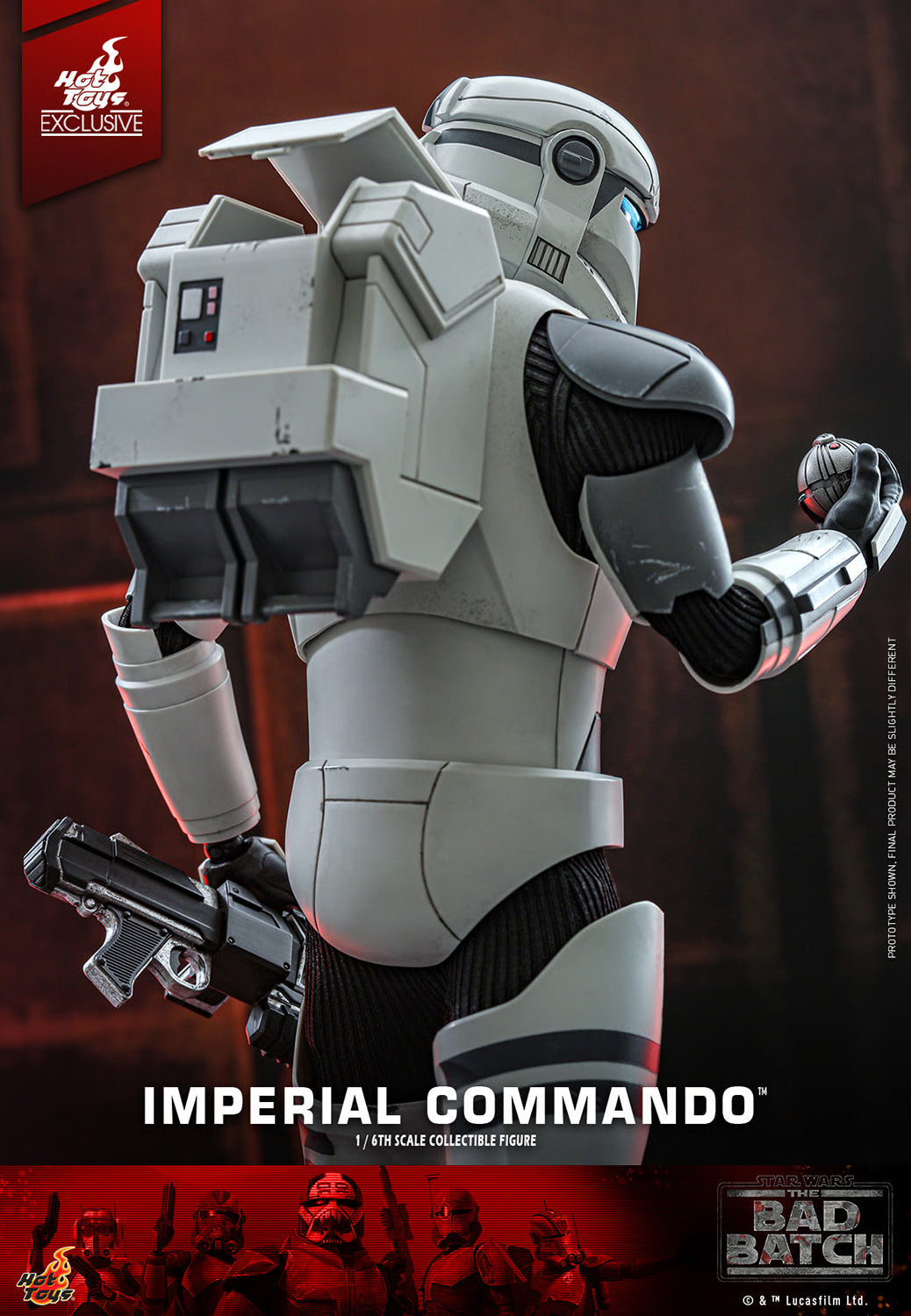 HOTTOYS SW IMPERIAL COMMANDO EXC 1/6