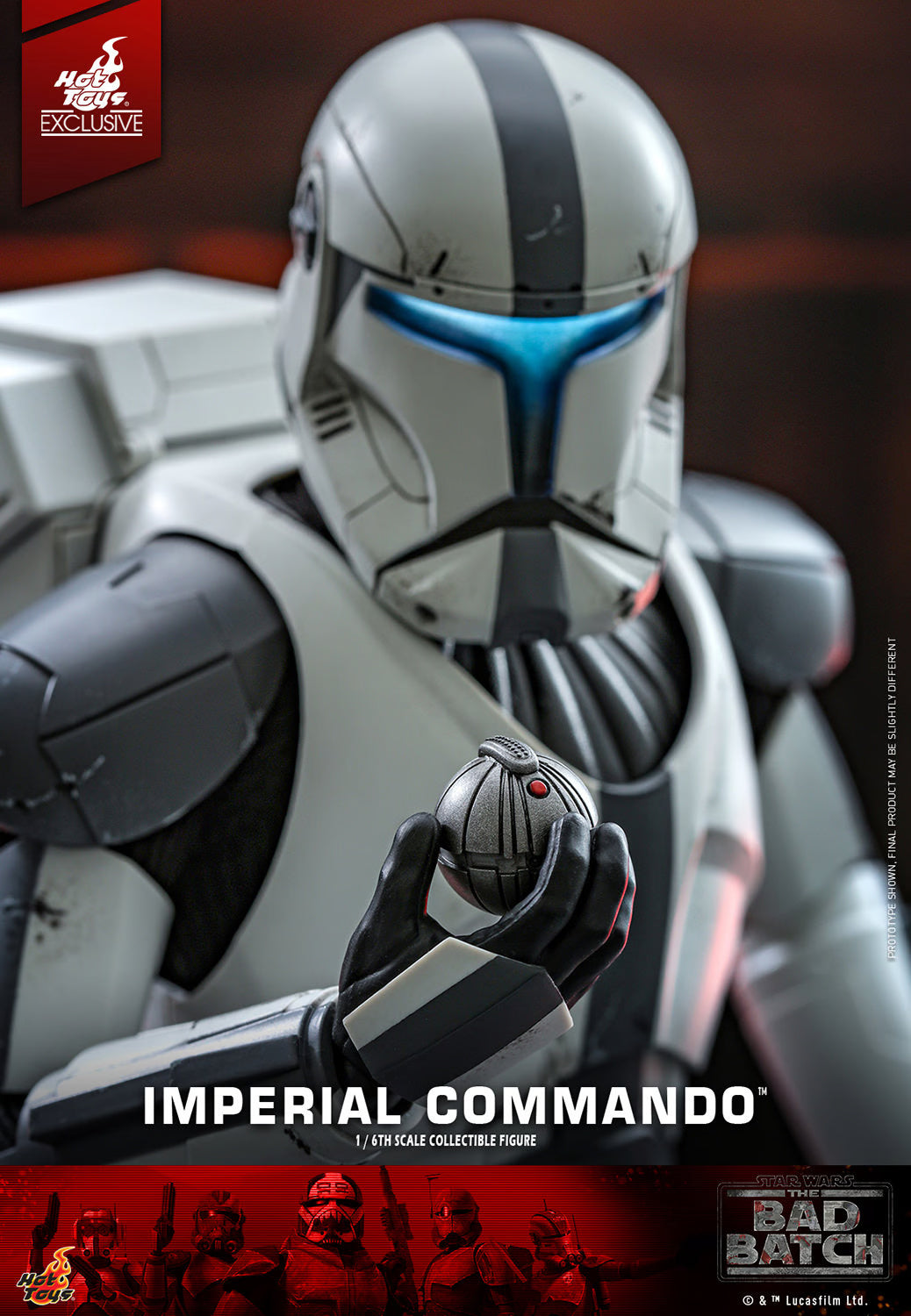 HOTTOYS SW IMPERIAL COMMANDO EXC 1/6