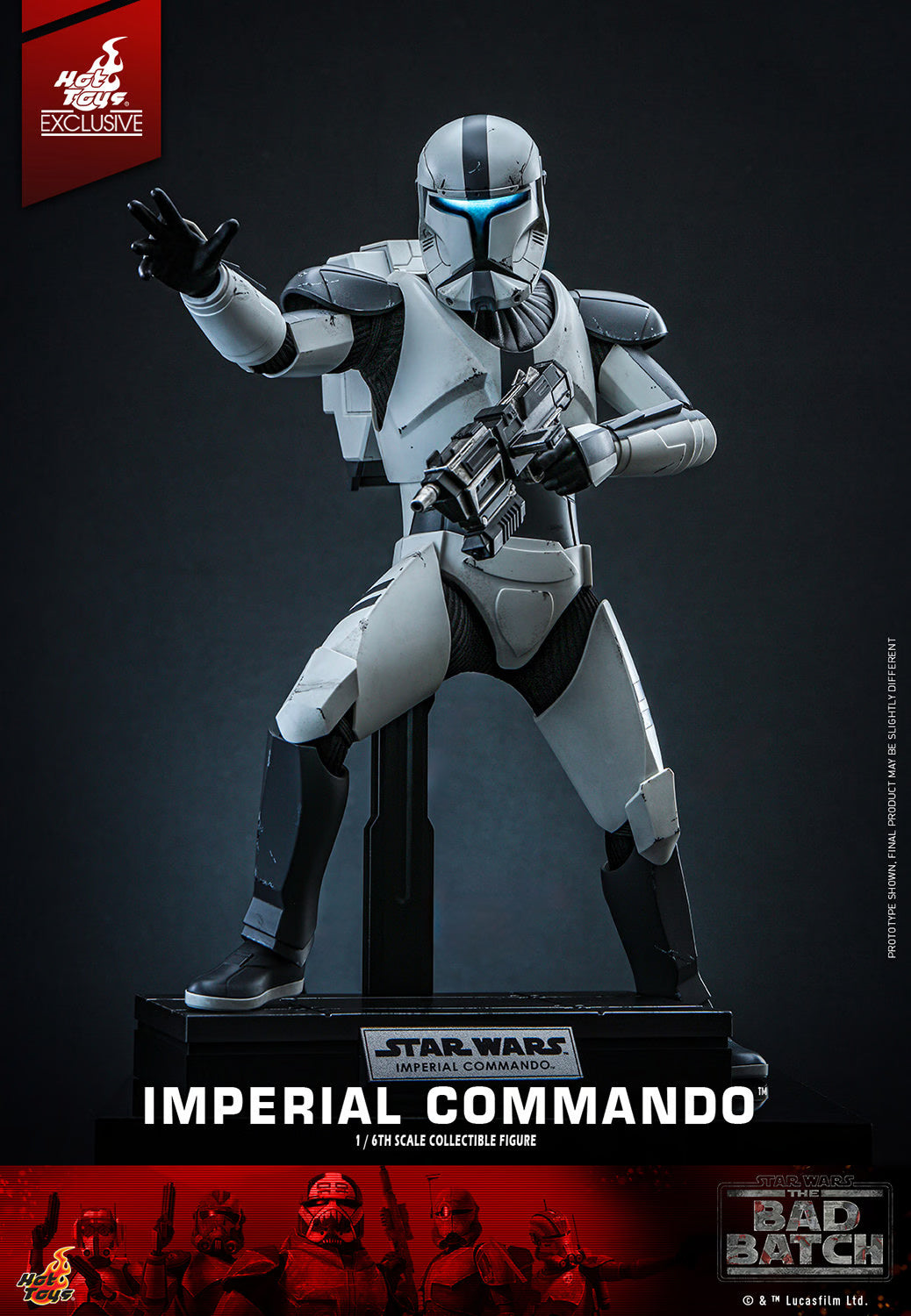 HOTTOYS SW IMPERIAL COMMANDO EXC 1/6