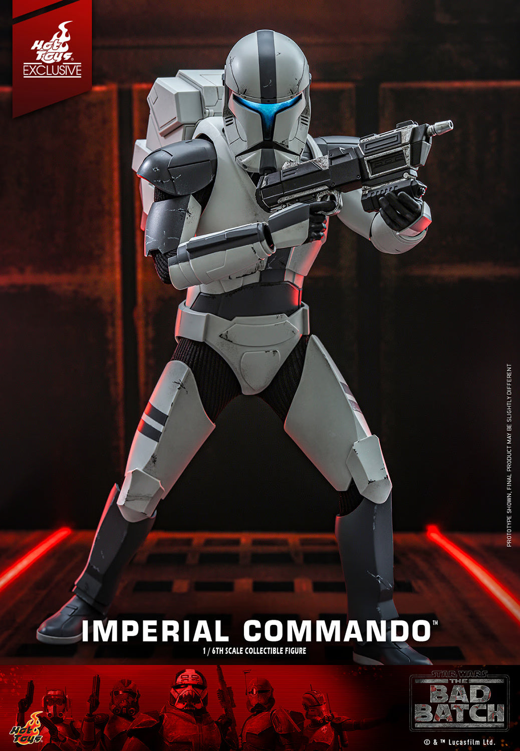 HOTTOYS SW IMPERIAL COMMANDO EXC 1/6
