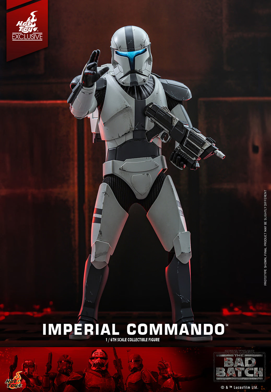 HOTTOYS SW IMPERIAL COMMANDO EXC 1/6