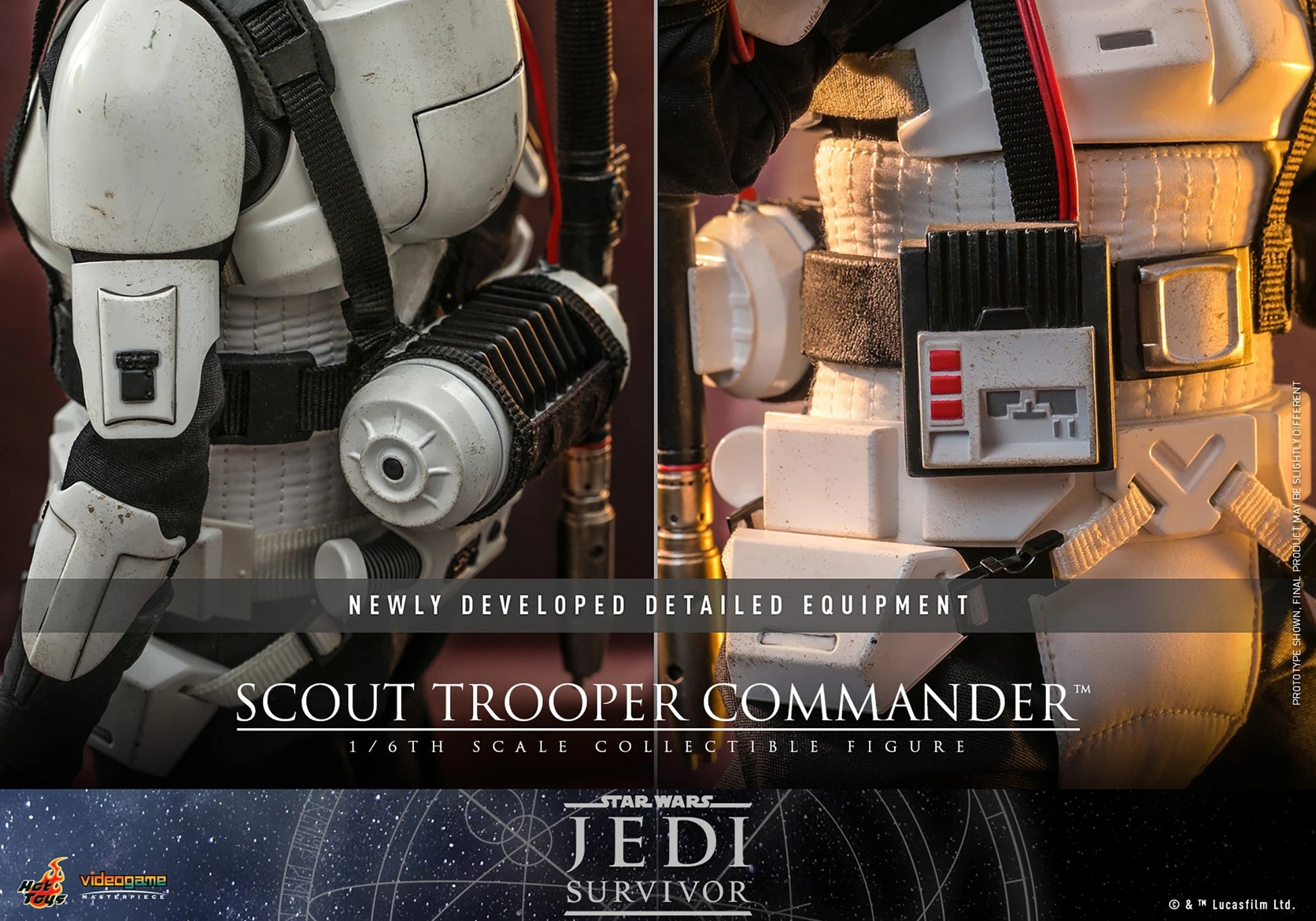 HOTTOYS SW SCOUT TROOPER COMMANDER 1/6