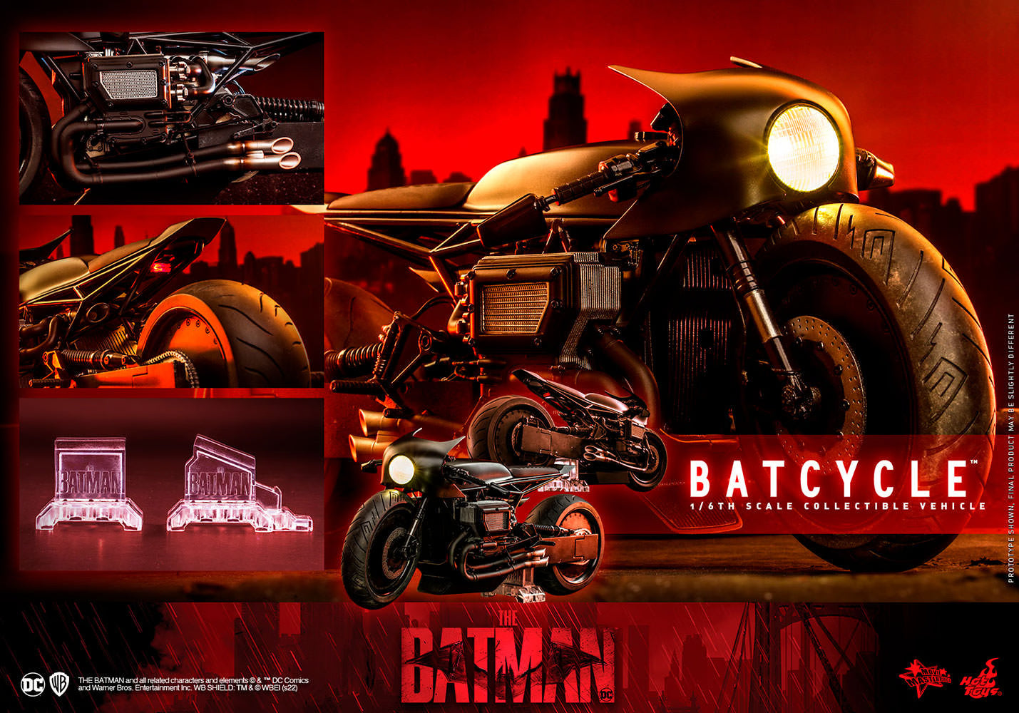 HOT TOYS BATCYCLE SIXTH SCALE