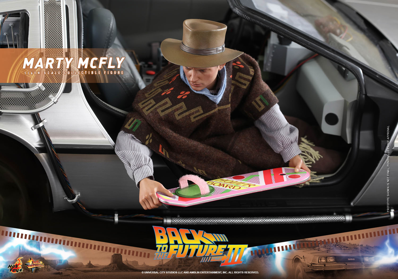 HOT TOYS MMS 616 BACK TO THE FUTURE 3  MARTY MCFLY