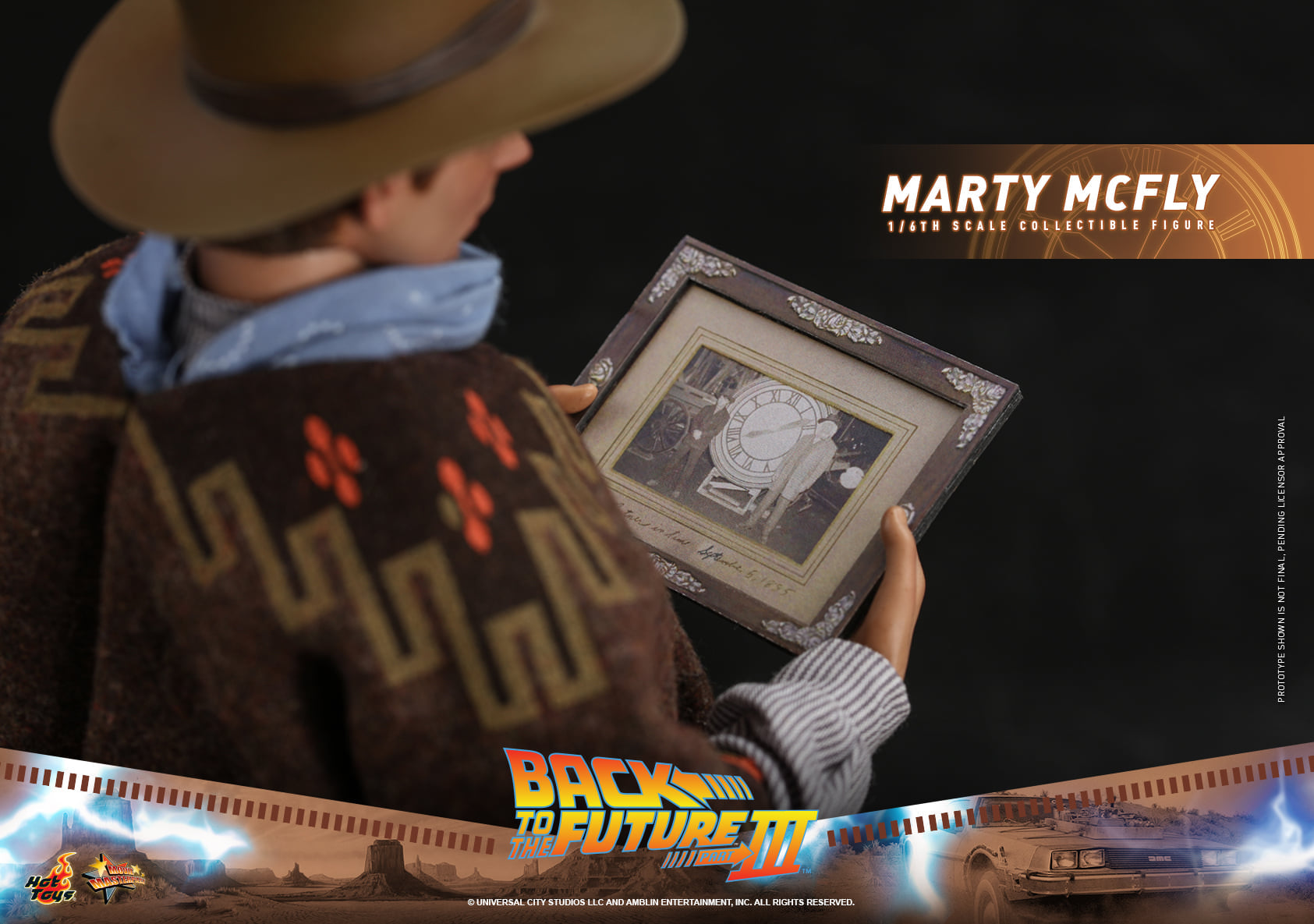 HOT TOYS MMS 616 BACK TO THE FUTURE 3  MARTY MCFLY