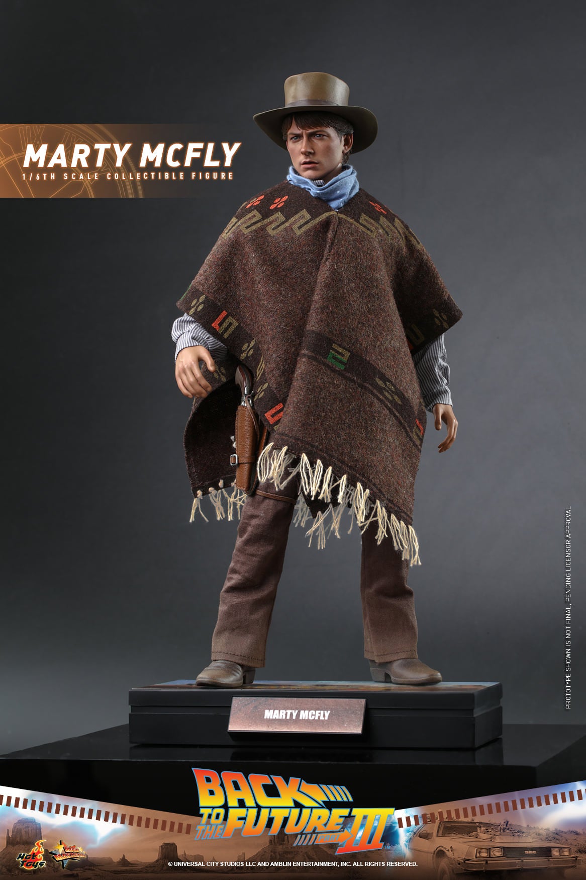 HOT TOYS MMS 616 BACK TO THE FUTURE 3  MARTY MCFLY