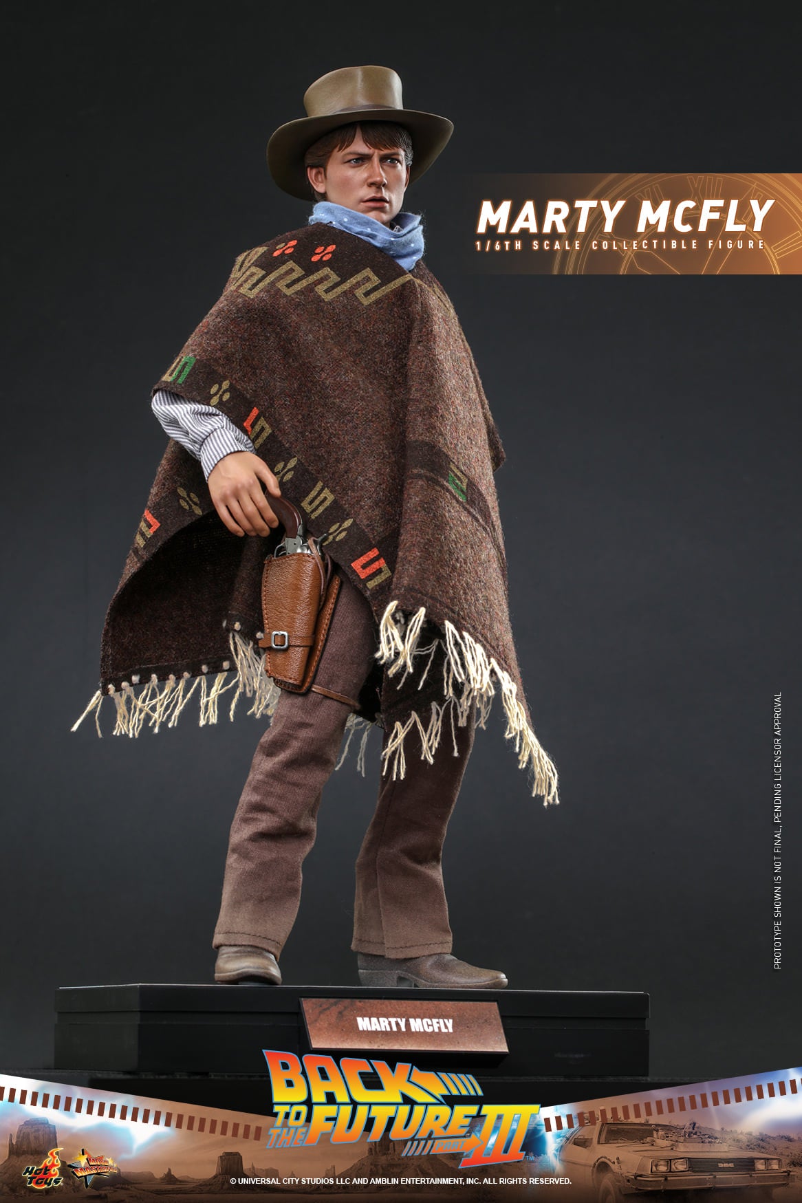 HOT TOYS MMS 616 BACK TO THE FUTURE 3  MARTY MCFLY