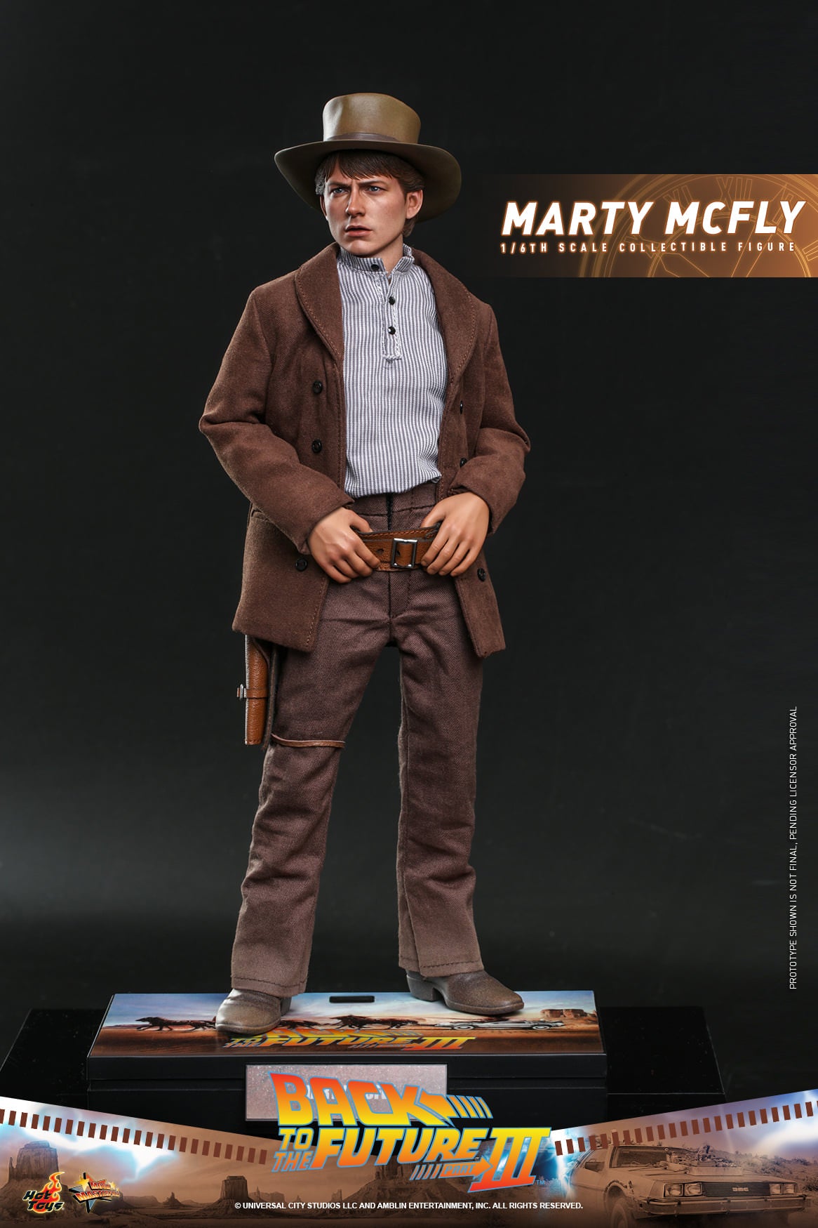 HOT TOYS MMS 616 BACK TO THE FUTURE 3  MARTY MCFLY