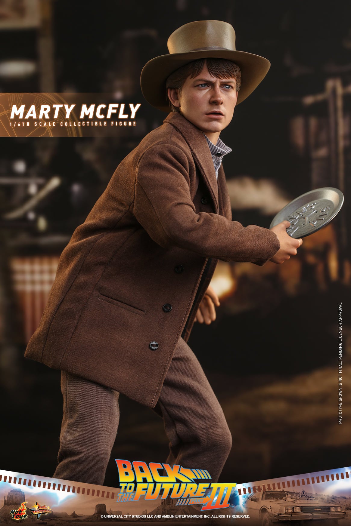 HOT TOYS MMS 616 BACK TO THE FUTURE 3  MARTY MCFLY