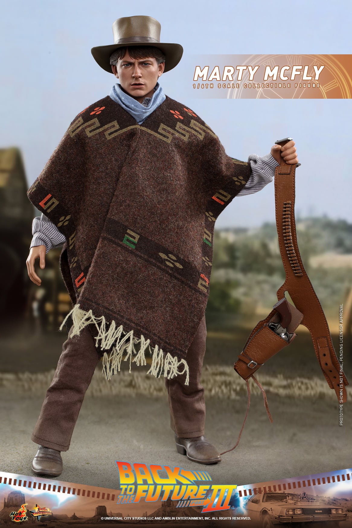 HOT TOYS MMS 616 BACK TO THE FUTURE 3  MARTY MCFLY